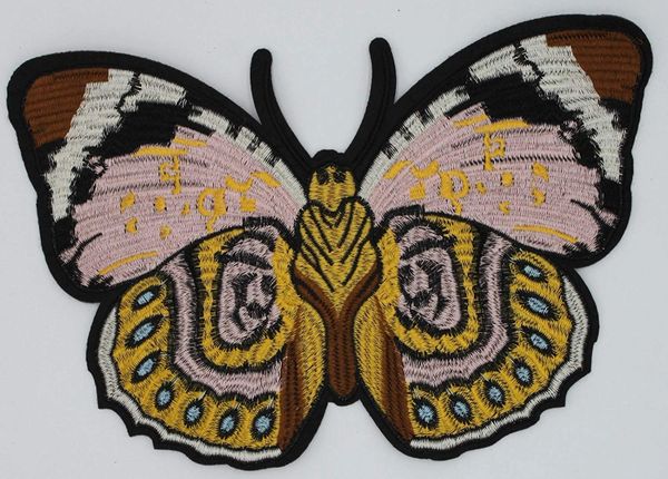 Golden Moth: Embroidery Patch