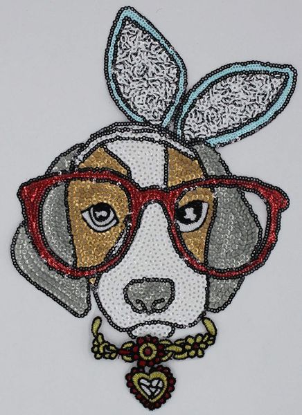 Granny Dog: Sequin Patch