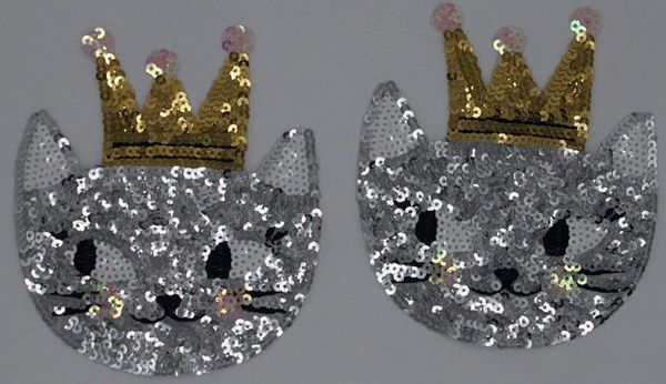 Partygoer Cats: Sequin Patch