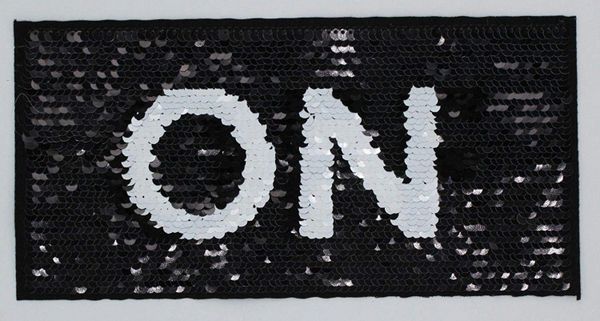 Flippable ON/Off Sequin Patch