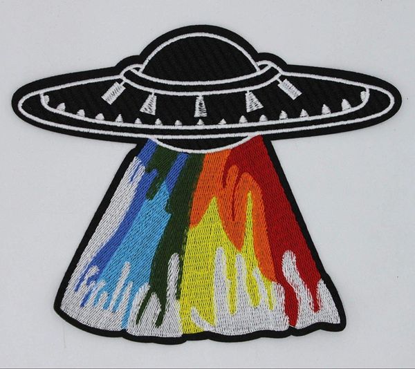 Light Show UFO: Embroidery Patch