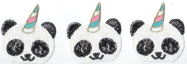 Party Pandas: Sequin Patch