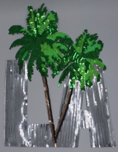 LA's Palm Trees: Sequin Patch