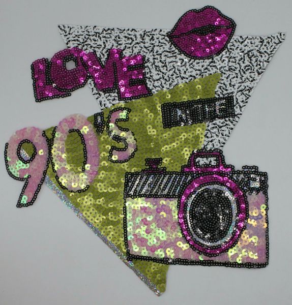 Sequin Patch: Love in the 90s