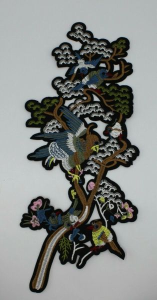 Embroidery Patch: Birds on a Branch