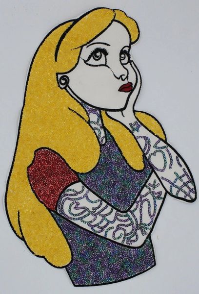 Tattoo Girl: Sequin Patch (M388)