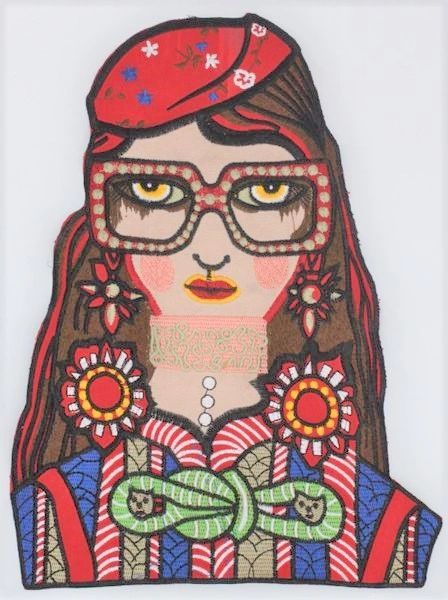 Hip Lady: Embroidery Patch