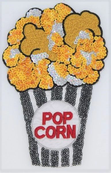 Sequin Patch: Caramel Popcorn (M126)