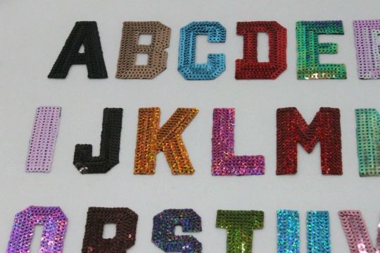 2.5" Sequin Letters