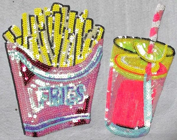 Patches Set: Pink Lemonade and Pink Fries