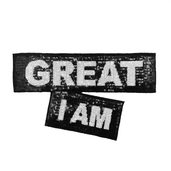 Sequin Patch: GREAT I AM