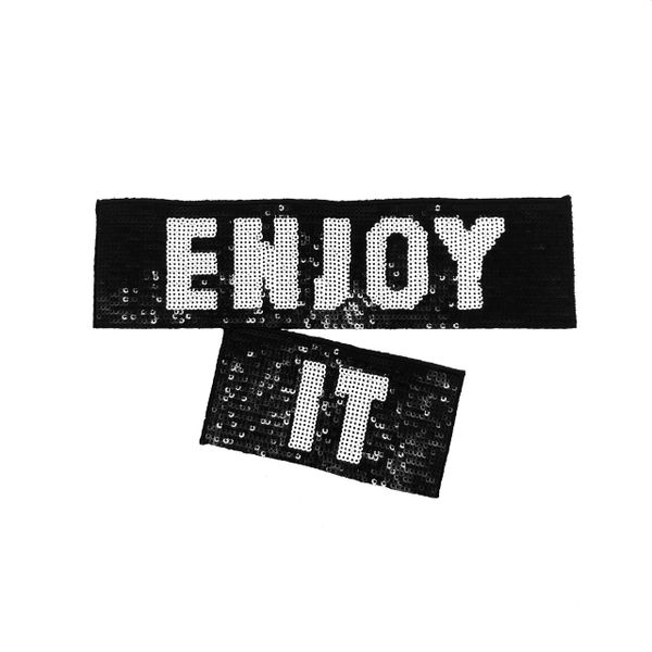 Sequin Patch: ENJOY IT