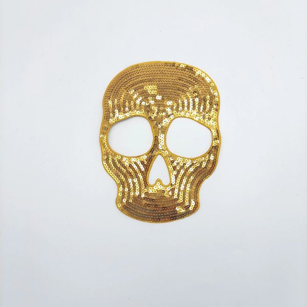 Skull: Sequin Patch