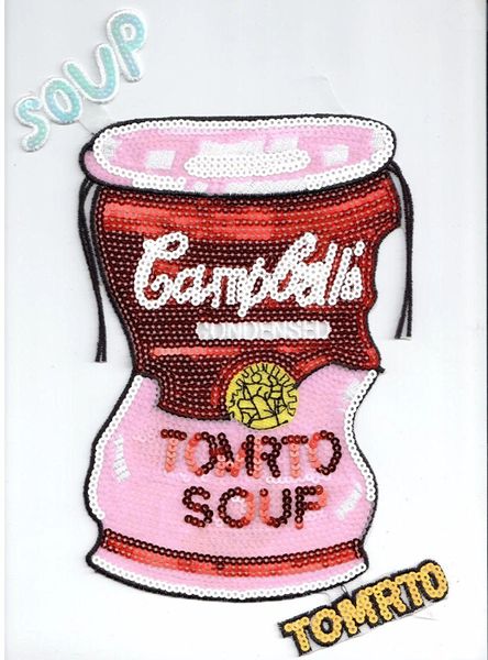 Sequin Patch: Tomato Soup