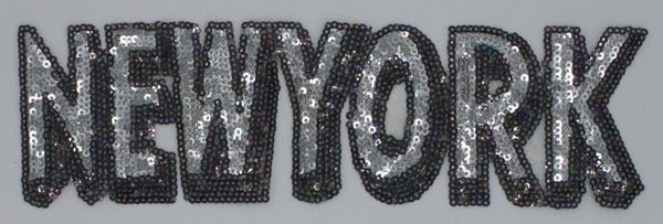 Sequin Patch: New York