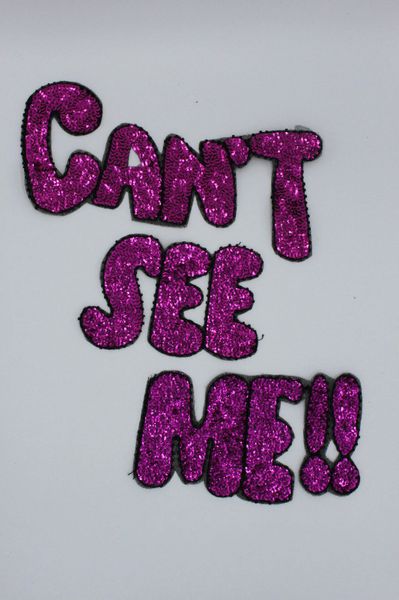 Sequin and Beading: CAN'T SEE ME!!