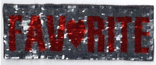 Sequin Patch: (Flippable) Favorite