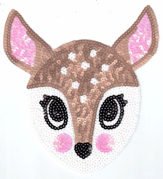 Sequin Patch: Cute Deer - M147