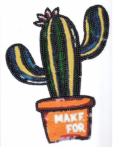 Sequin Patch: Cactus