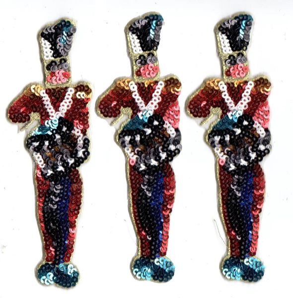 Sequin Patch: Toy Soldiers (Set of 3)