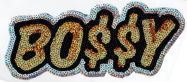 Sequin Patch: BO$$Y