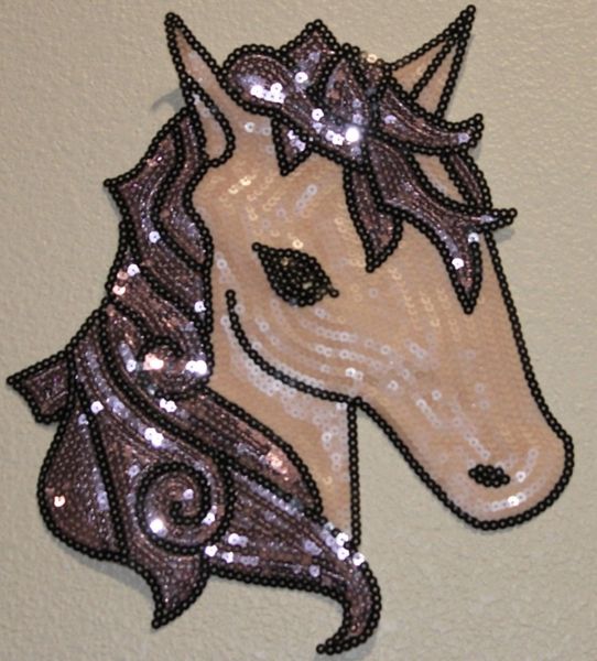 Sequin Patch: Dream Horse