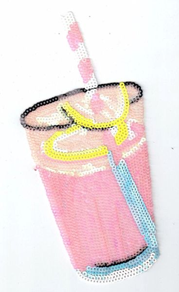 Sequin Patch: Pink Lemonade