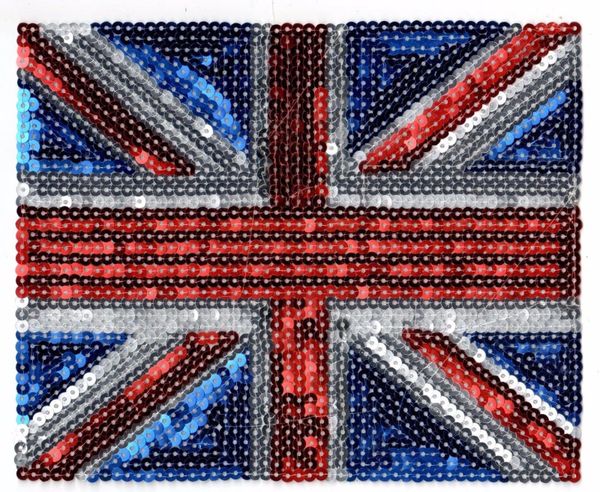 UK Flag: Sequin Patch