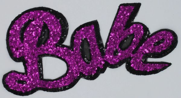 Purple Babe: Sequin Patch