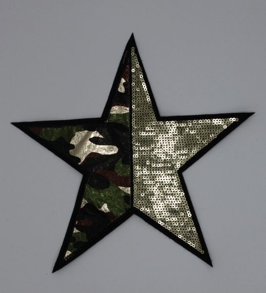 Faux Leather Patch: Half Army Star