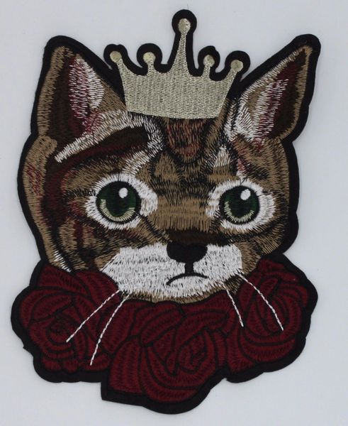 Sequin Patch: Royalty Cat