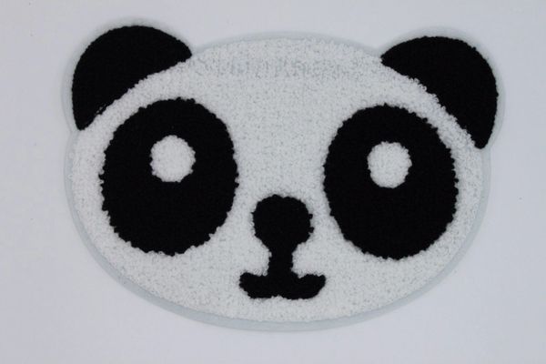 Chenille Patch: Panda Face