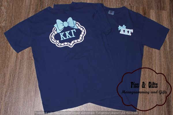 Comfort Colors Short Sleeve Tee W Quatrefoil Design Pics Gifts