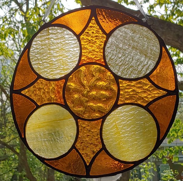 stained glass sun