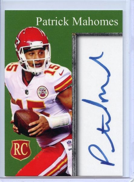 2017 Patrick Mahomes Draft Class Rookie Facsimile Autograph -   Denmark