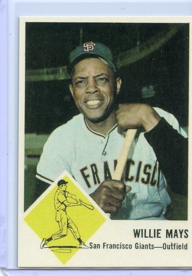 WILLIE MAYS - 1963 FLEER - REPRINT CARD - SANFRANCISCO GIANTS