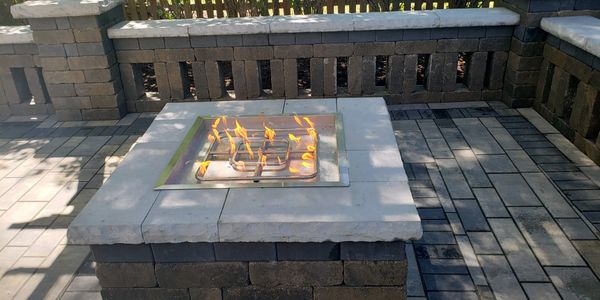 Fire pit in Arlington Heights