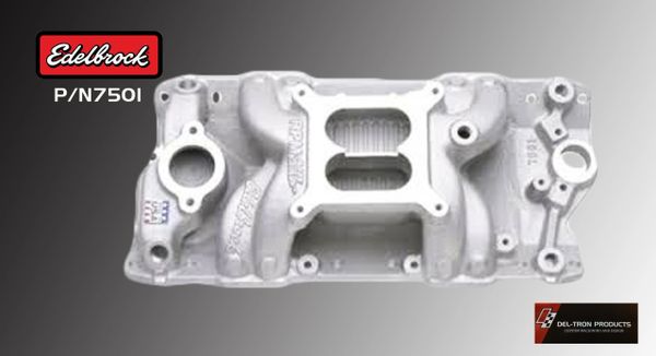 EDELBROCK RPM AIR GAP 7501 SBC INTAKE MANIFOLD