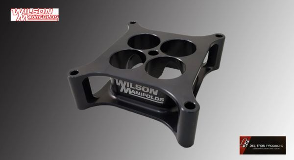 WILSON TAPERED LIGHTWEIGHT 4 HOLE 2 INCH CARB SPACER  cylinder head  flowbench testing custom fixtures tools