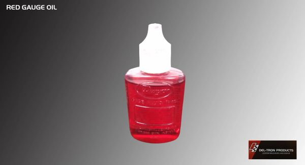 FLOW BENCH RED GAUGE OIL 3/4 oz