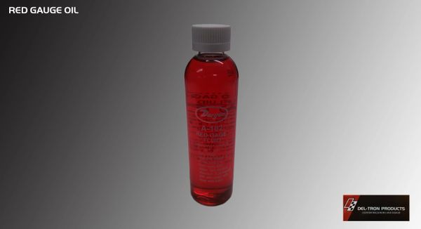 FLOW BENCH RED GAUGE OIL 4 oz