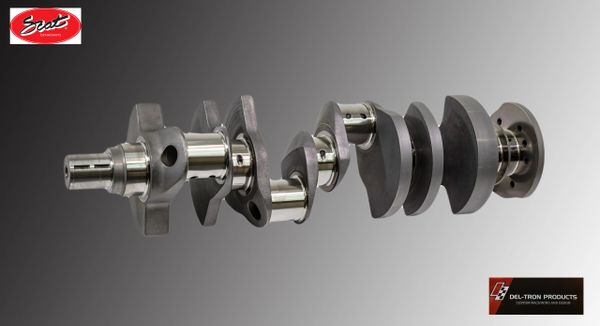 SCAT SBC 3.75" STROKER 4340 FORGED STEEL STANDARD WEIGHT CRANKSHAFT