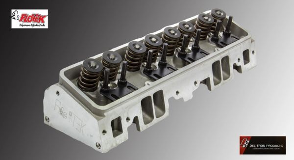 FLOTEK 180CC SBC STRAIGHT PLUG CYLINDER HEADS