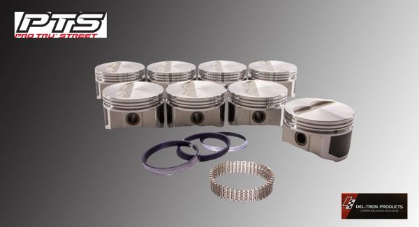 WISECO PRO TRU 377 CHEVY PISTONS/RING KIT