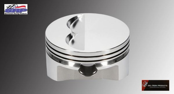 JE SRP FORGED FLAT TOP PISTONS KIT SBC 383 CID