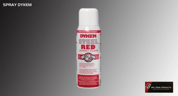 DYKEM STEEL RED AEROSOL LAYOUT FLUID