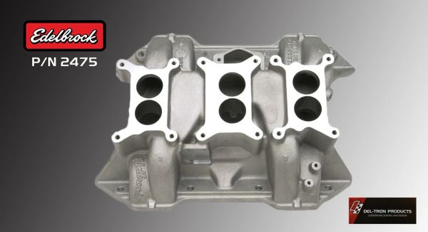 EDELBROCK 440 MOPAR SIX PACK INTAKE MANIFOLD 2475