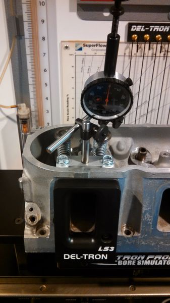 FLOW TESTING LS3 VALVE OPENING PEDESTAL ADAPTER