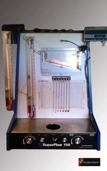 Superflow Sf 110 Flow Bench W Flowcom Motor Controller Cylinder Head Flowbench Testing Custom Fixtures Tools