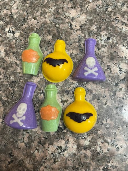 Yogurt Halloween bottles